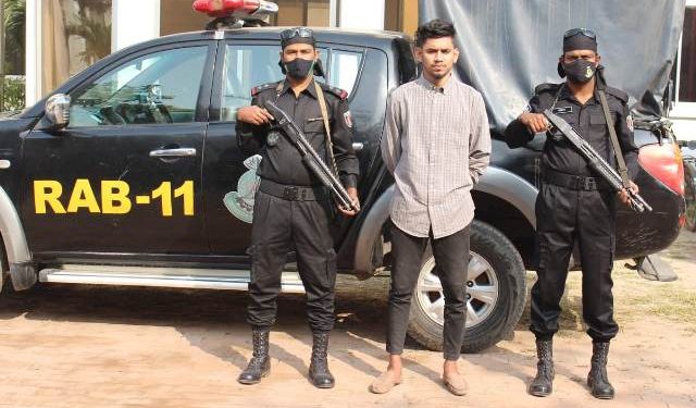 সিদ্ধিরগঞ্জে ধর্ষণের অভিযোগে রাব্বী গ্রেফতার