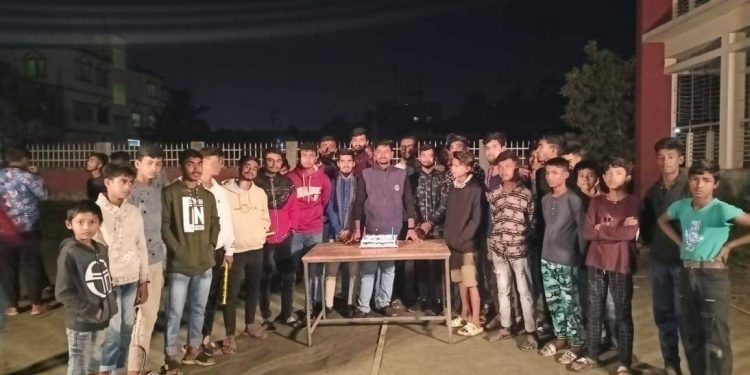 আকাশের উদ্যোগে ছাত্রলীগের প্রতিষ্ঠাবাষিকী পালন