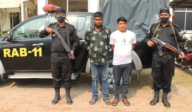 রুপগঞ্জে ৩ চাঁদাবাজ গ্রেফতার