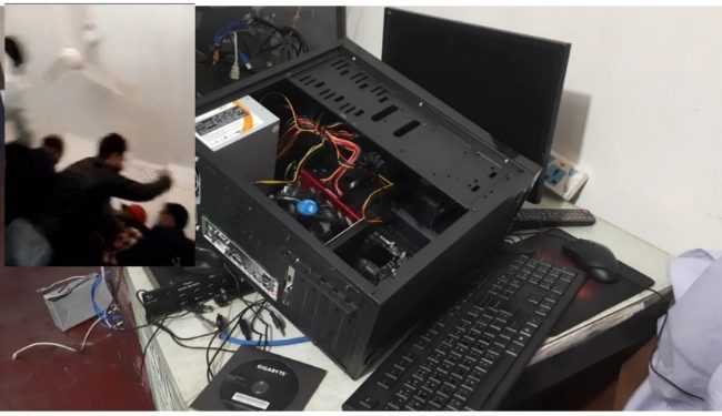 দৈনিক সময় নারায়ণগঞ্জ পত্রিকা অফিসে হামলায় আটক ৩