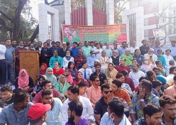 নিত্য প্রয়োজনীয় দ্রব্যমূল্য উর্ধ্বগতির প্রতিবাদে মহানগর বিএনপির বিক্ষোভ