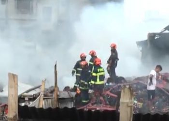 ফতুল্লায় ঝুটের গোডাউনে অগ্নিকান্ড