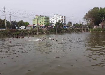 আড়াইহাজার উপেজলায় বালক‌দের আবাসিক সাঁতার প্রশিক্ষণ উদ্বোধন