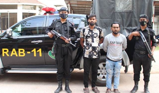 র‌্যাব’র অভিযানে গাঁজা সহ গ্রেফতার ৩