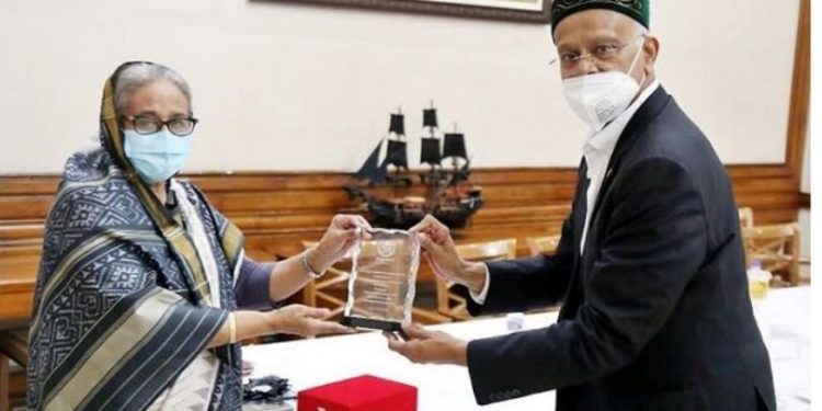 ‘আন্তর্জাতিক শান্তি পুরস্কার’ পেল বাংলাদেশ