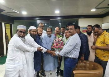 এমপি সেলিম ওসমানের সাথে জাপা নেতাদের সৌজন্য সাক্ষাত, শুভেচ্ছা বিনিময়