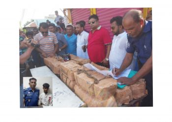 কাইয়ুৃমপুরে যুবলীগ নেতা ফায়জুল’র বাড়ির সামনে থেকে বিপুল পরিমান ফেন্সিডিল উদ্ধার