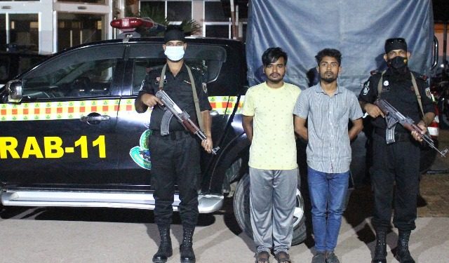 রুপগঞ্জে কিশোর গ্যাং’র ২ সদস্য গ্রেফতার