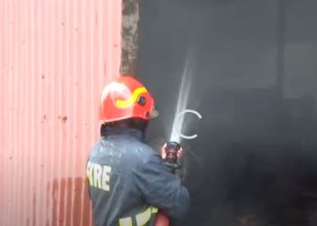 কুমুদিনী পাটের গোডাউনে অগ্নিকান্ড