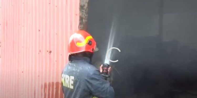 কুমুদিনী পাটের গোডাউনে অগ্নিকান্ড