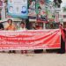 বন্দরে নিরবিচ্ছিন্ন গ্যাস সরবরাহ, রাস্তা সংস্কারের দাবিতে মানববন্ধন