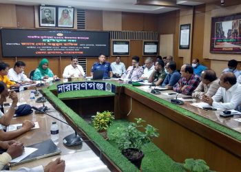 শারদীয় দুর্গোৎসব উদযাপন উপলক্ষে জেলা প্রশাসনের প্রস্তুতিমূলক সভা