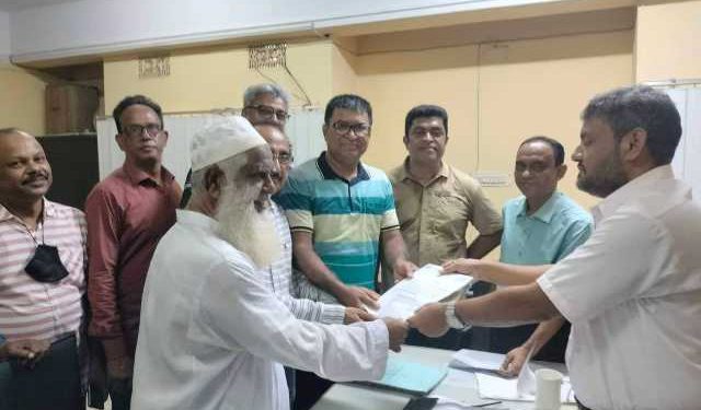 ১৫ নং ওয়ার্ডে নিরবিচ্ছিন্ন গ্যাস সরবরাহের দাবিতে স্মারকলিপি প্রদান