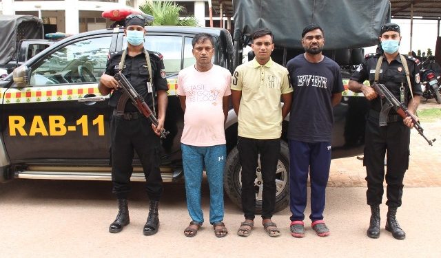 ছাত্রলীগ কর্মী রাকিব হত্যার তিন আসামী ৪৮ ঘণ্টার মধ্যে র‍্যাবের জালে