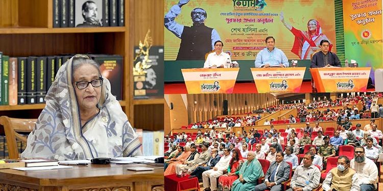 উন্নত বাংলাদেশ নির্মাণে তরুণদের উচ্চমানের শিক্ষায় নিজেদের গড়ে তোলার আহ্বান প্রধানমন্ত্রীর