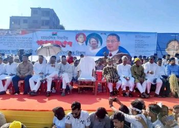 খালেদা জিয়ার জন্য আসন রেখে শুরু বিএনপির ময়মনসিংহ গণসমাবেশ-