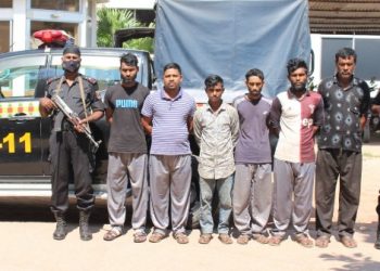 রুপগঞ্জে ৬ ডাকাত গ্রেফতার