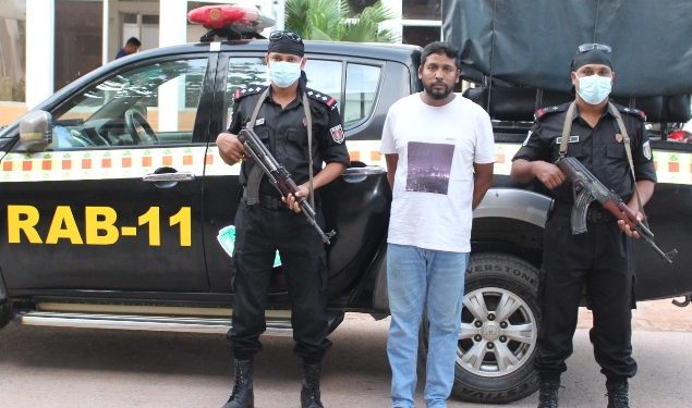 সিদ্ধিরগঞ্জে রাসেল হত্যা মামলার আসামী সোহাগ গ্রেফতার