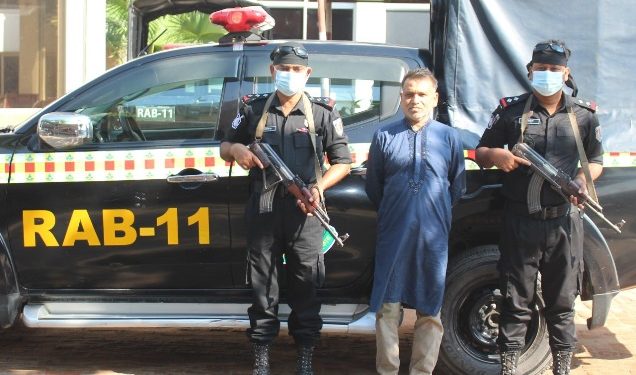 সিদ্ধিরগঞ্জে কফিল হত্যা মামলার আসামী তোফাজ্জল গ্রেফতার