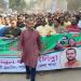 যুবলীগ নেতা নিপুর নেতৃত্বে যুবলীগের মহাসমাবেশে বিশাল মিছিল