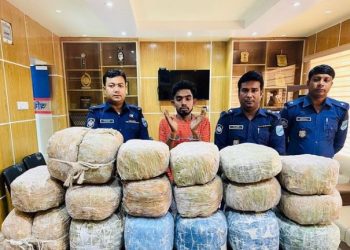 সোনারগায়ে ৪৩ কেজি গাঁজাসহ গ্রেফতার ১