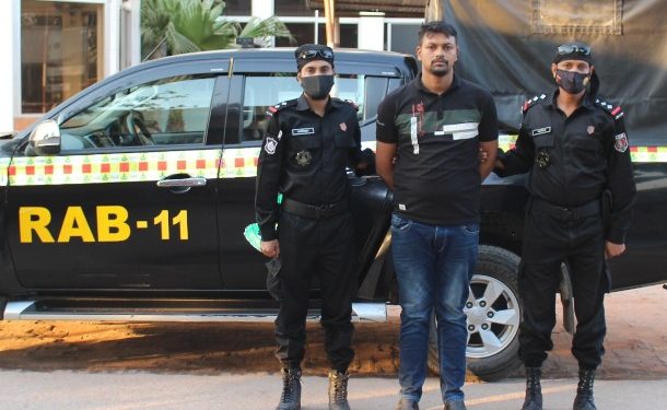 সোনারগায়ে মুক্তিপণ দাবী করা অপহরণকারী গ্রেফতার