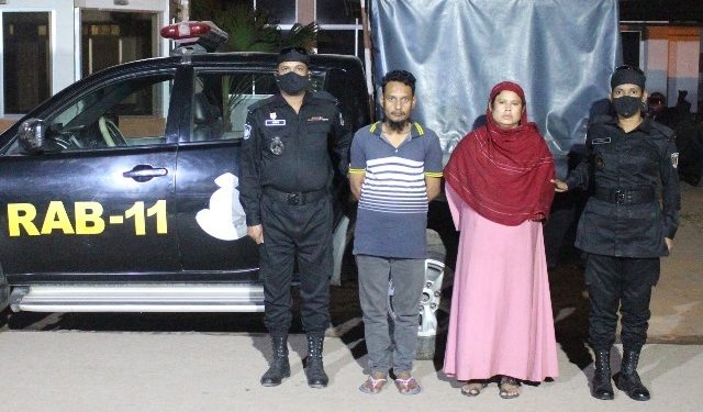 ফতুল্লায় ফেন্সিডিল ও গাঁজা সহ ২ নারী পুরুষ গ্রেফতার