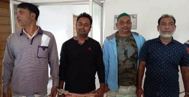 আওয়ামীলীগ অফিস ভাংচুর মামলায় বিএনপির ৪ নেতা গ্রেপ্তার