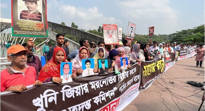 চন্দ্রিমা উদ্যান থেকে জিয়াউর রহমানের কবর সরানোর দাবি