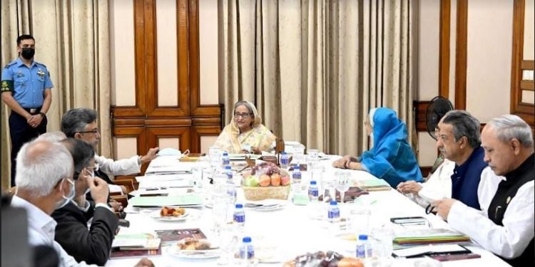 প্রধানমন্ত্রীর সাথে বঙ্গবন্ধু মেমোরিয়াল ট্রাষ্টের সভা অনুষ্ঠিত