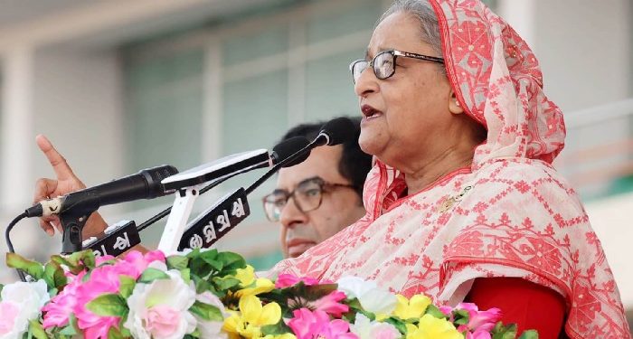 দেশ ও জনগণকে বাঁচাতে আবার নৌকায় ভোট চান প্রধানমন্ত্রী