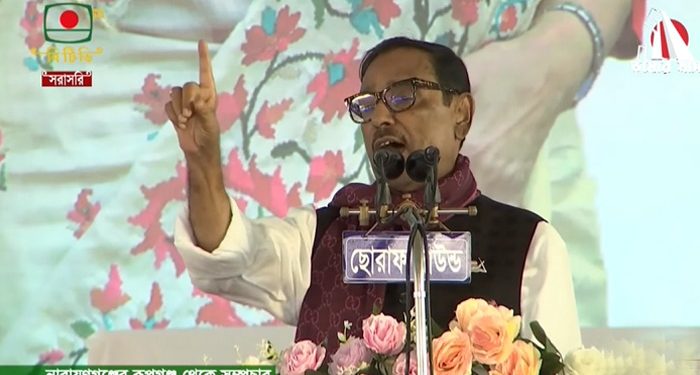 বিএনপি অন্তর জ্বালায় ভুগছে-ওবায়দুল কাদের