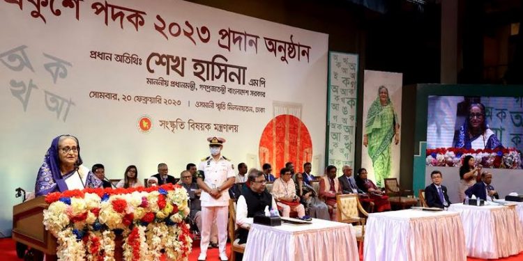 ভাষা আন্দোলনের জন্য বারবার কারাবরণ করেছেন জাতির পিতা -প্রধানমন্ত্রী