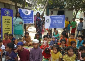 বেদেপাড়ায় শিশুদের জন্য বিনামূল্যে স্বাস্থ্যসেবা ক্যাম্পের আয়োজন