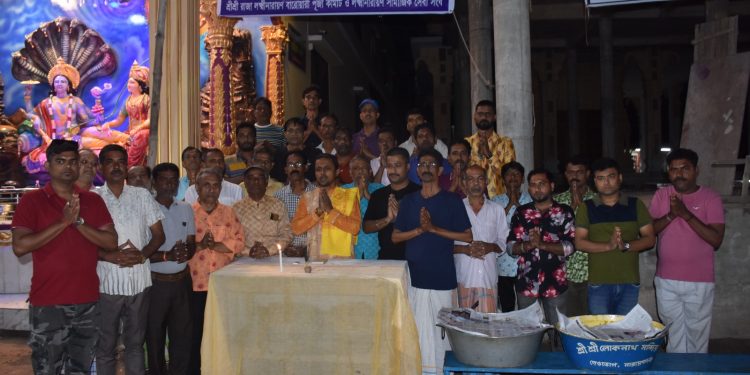 দেওভোগে শামীম ওসমানের সুস্থ্যতা কামনায় মন্দিরে প্রার্থণা