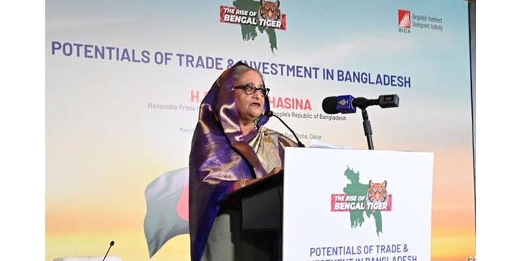 কাতার বাংলাদেশের পাশে থাকার আস্থা প্রকাশ প্রধানমন্ত্রীর