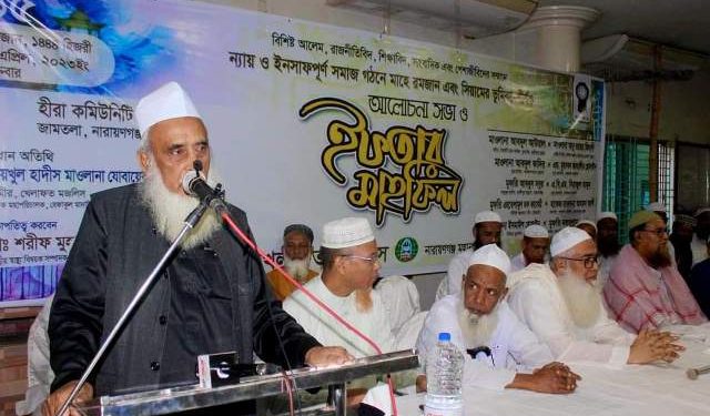 ইফতার রত মারা গেলেন খেলাফত মজলিসের আমীর