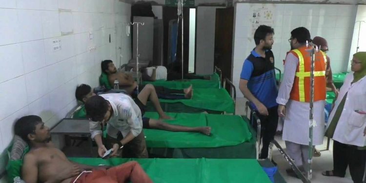 ফকির এপারেলস পোশাক কারখানায় অগ্নিকান্ডে অন্তত আহত ৩৫