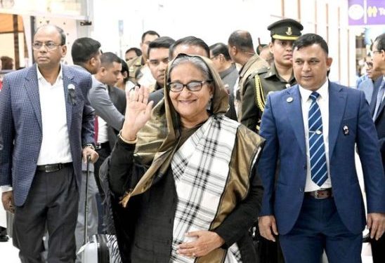 দেশে ফিরেছেন প্রধানমন্ত্রী শেখ হাসিনা