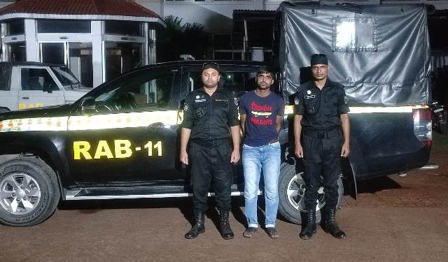 সোনারগায়ে হত্যা মামলার ফাঁসি দন্ডপ্রাপ্ত আসামী গ্রেপ্তার