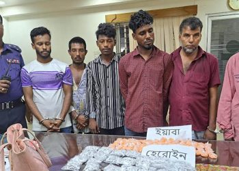 সিদ্ধিরগঞ্জের মাদক বিরোধী অভিযান বিপুল পরিমাণ ইয়াবা ও হেরোইনসহ গ্রেপ্তার ৬