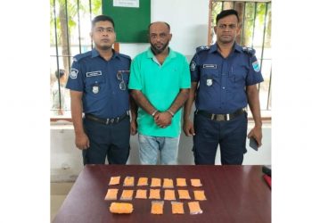 সোনারগাঁয়ে ৩৫৫০ পিস ইয়াবাসহ গ্রেপ্তার ১