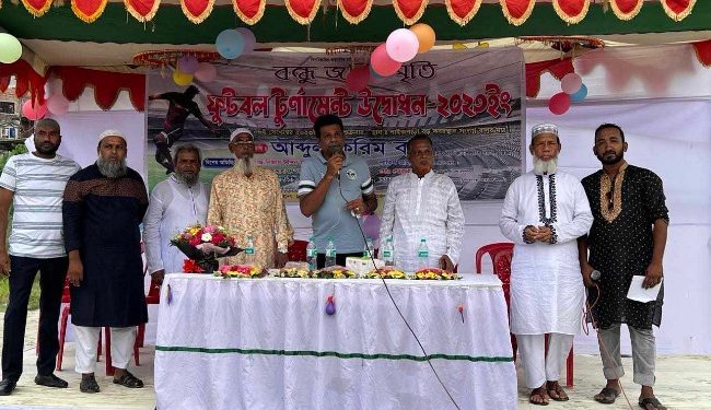 একমাত্র খেলাধূলাই যুব সমাজকে সুপথে পরিচালিত করতে পারে-প্যানেল মেয়র বাবু