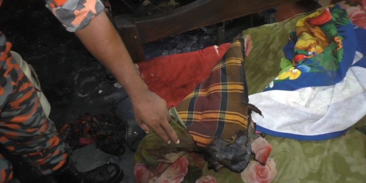 নিতাইগঞ্জে অগ্নিকান্ডে দগ্ধ ২