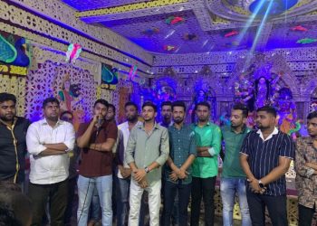 অয়ন ওসমানের নির্দেশনায় বিভিন্ন পূজা মন্ডপ পরিদর্শনে মহানগর ছাত্রলীগ