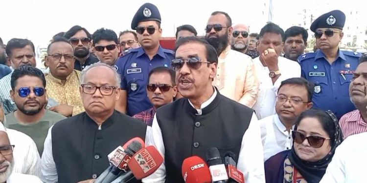 আমরা জনগণকে নিয়েই বিএনপিকে প্রতিরোধ করবো-শামীম ওসমান