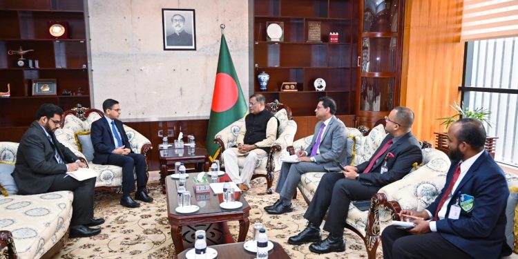 পররাষ্ট্রমন্ত্রী হাছানের সঙ্গে ভারতের হাইকমিশনার সৌজন্য সাক্ষাত