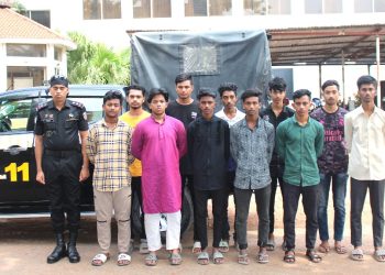 সিদ্ধিরগঞ্জে টেনশন ও ডিভিল এক্সো গ্রুপ’র ১৭ সদস্য আটক