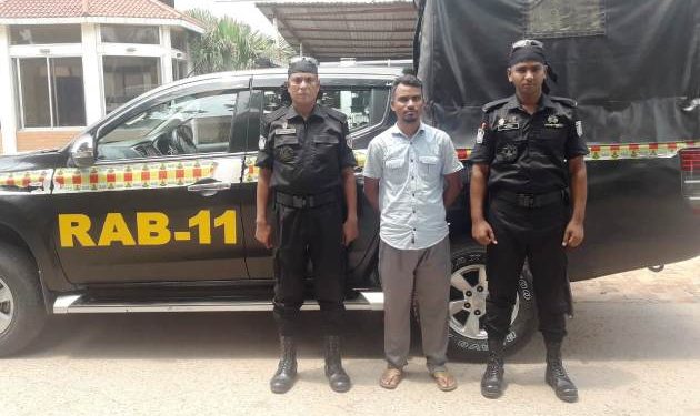 গনধর্ষণ মামলার যাবজ্জীবন কারাদন্ড প্রাপ্ত আসামী মোক্তার গ্রেপ্তার