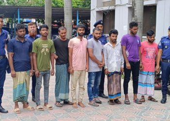 ছাত্রলীগের সেক্রেটারী বাড়িতে ডাকাতির ঘটনায় গ্রেপ্তার ৮